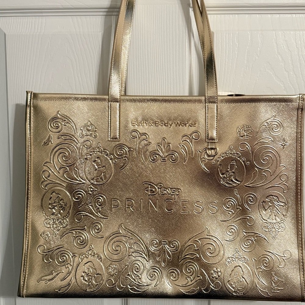 Bath & Body Works Disney Princess Gold Tote Bag - NWT